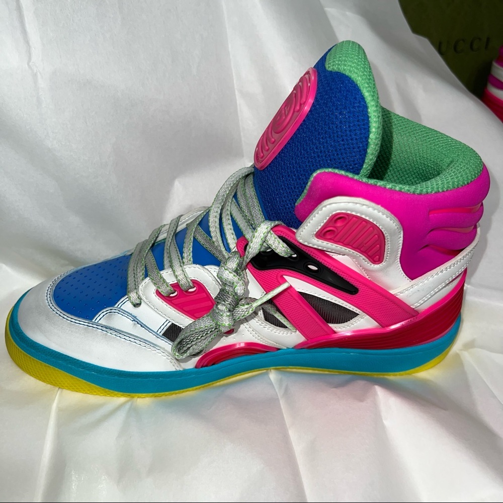 Gucci “”Host pick💖💖Basket high top sneakers - Picture 8 of 17